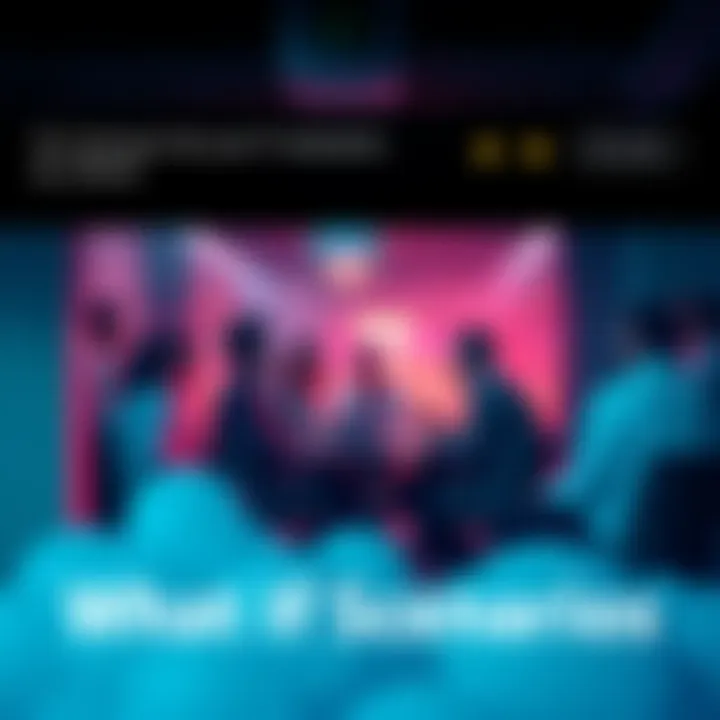 A group of people engaged in a lively discussion about various 'what if' scenarios, sharing thoughts and ideas.