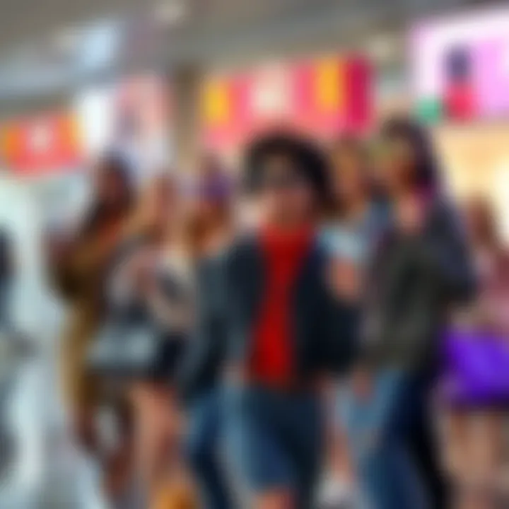 A diverse group of people wearing stylish outfits that perfectly fit their lifestyle, showcasing the latest trend.