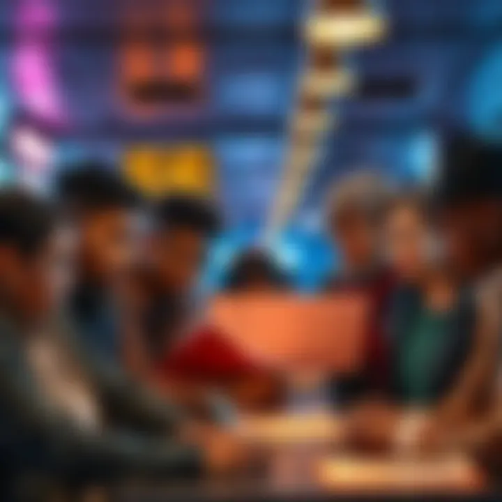 A group of diverse people looking at a menu with disappointed expressions, representing the trend of settling for mediocrity in choices.