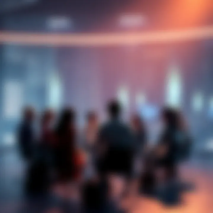 A group of people sitting in a circle, discussing their feelings of nerves and sharing tips about making a slander for the first time.