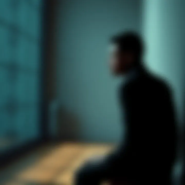 A person sitting with their eyes closed in a peaceful environment, reflecting on choices and awareness.