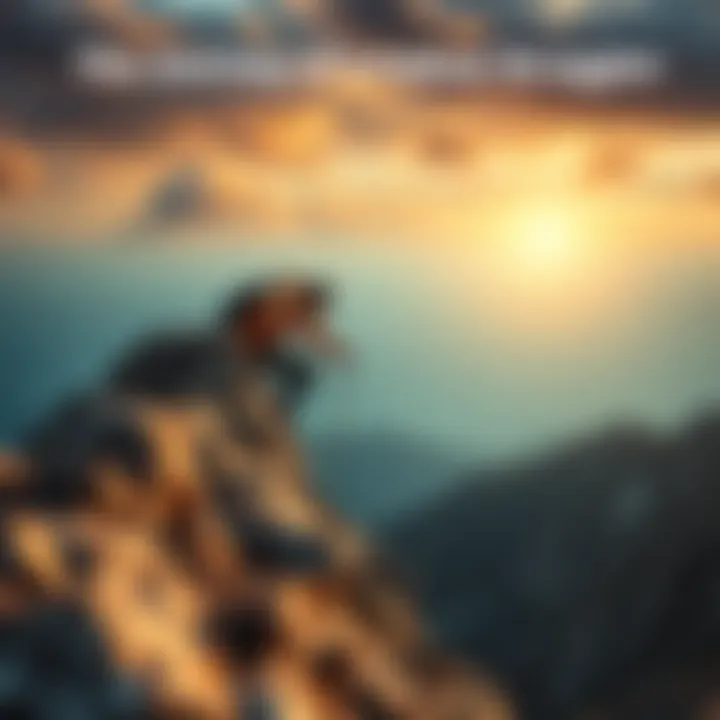 A determined individual climbing a steep mountain, symbolizing resilience and strength while facing life's difficulties.