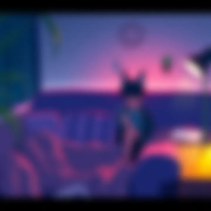 A person sitting comfortably on a couch, engaged in reading the manga Goodnight Punpun, surrounded by a cozy atmosphere