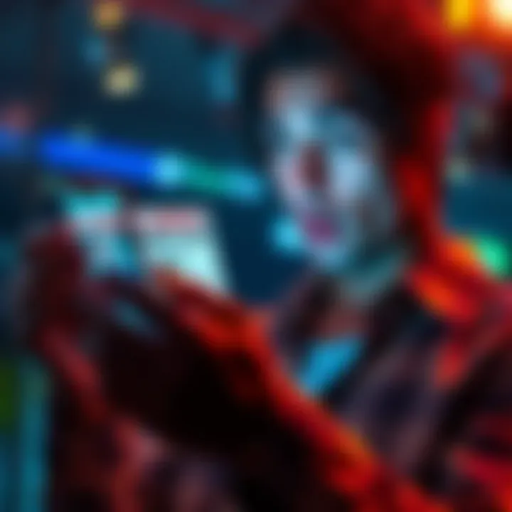 A person looks surprised while reading a sensational headline on a smartphone, questioning its truthfulness.