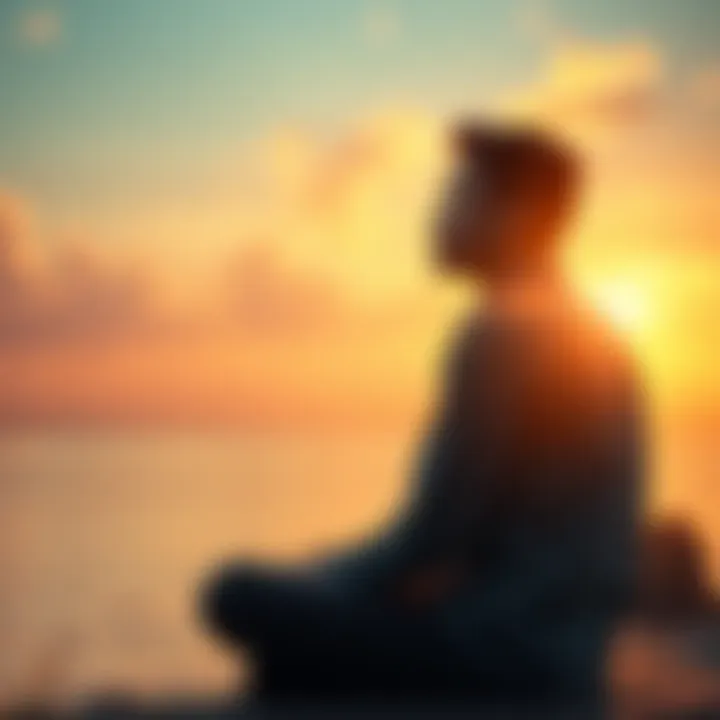 A person sitting peacefully in a serene setting, looking thoughtful as they explore their inner thoughts and emotions about personal needs.