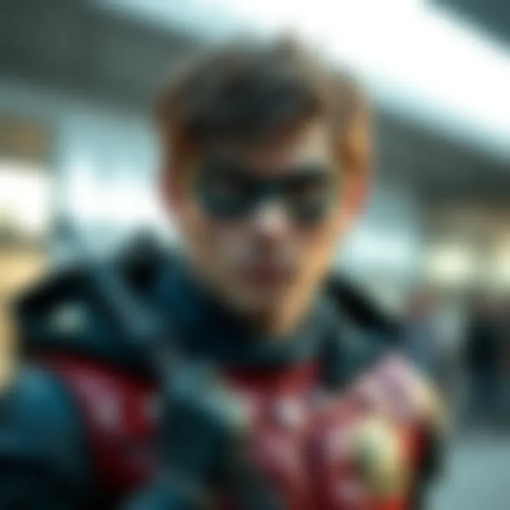 Individual with a similar look to the character Robin, sparking conversation on forums.