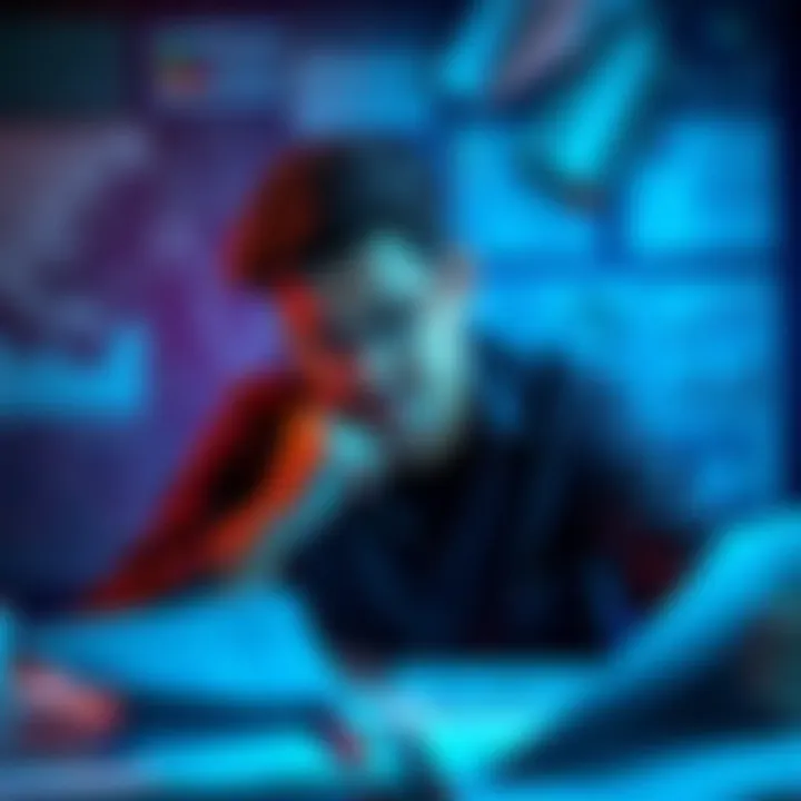 A thoughtful individual surrounded by charts and notes, pondering over recent strategic decisions, reflecting on the concept of desperation in actions.