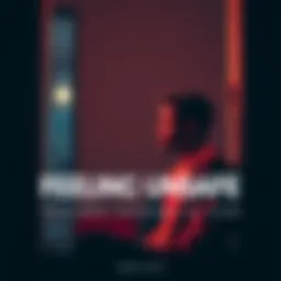 Person feeling anxious A person sitting alone with a worried expression, looking out a window, reflecting on fear and uncertainty in modern life.