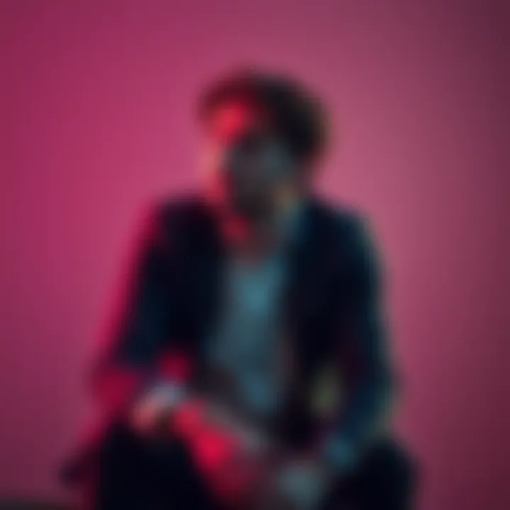 A thoughtful individual sitting in a quiet space, looking contemplative with a pensive expression, symbolizing introspection and understanding of complex thoughts.