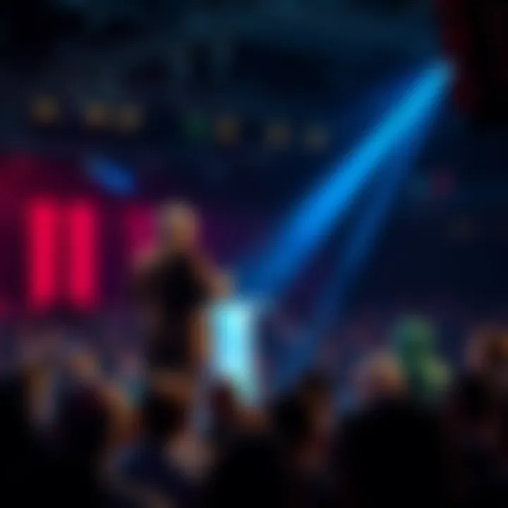 Person Speaking at Event A notable figure stands on stage speaking to an audience, sparking discussions among attendees.