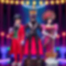 L size figures of Joker, Panther, and Queen from Persona 5 Royal