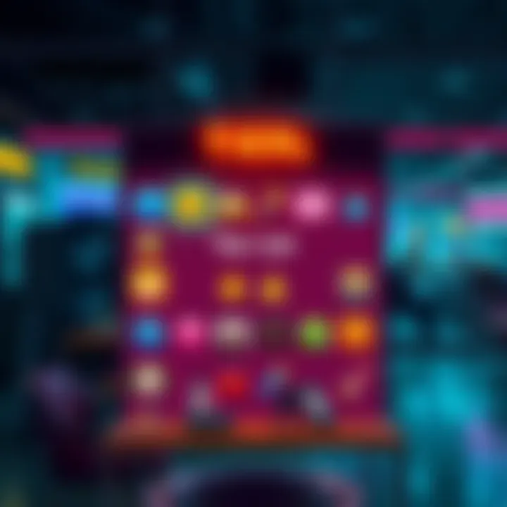 A colorful tier list featuring favorite items ranked from top to bottom, with icons representing each item, inviting conversation.
