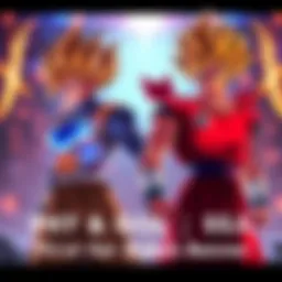 PHY Goku and AGL SSJ3 Goku Artwork featuring PHY Goku and AGL SSJ3 Goku in an unfeatured banner setting, showcasing their unique designs and powers