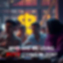 People choosing how to spend pity coins Group of people discussing and deciding who to spend their pity coins on