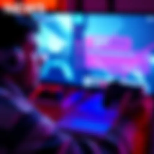 A player shows frustration while playing a video game, with a visible error message on the screen and a controller in hand.