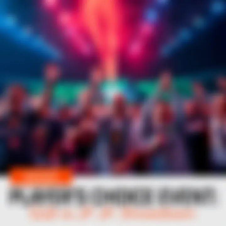 Fans excitedly cheering for GLB and JP in a competitive battle setting