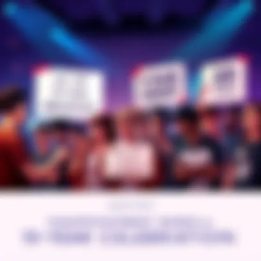 A group of players discussing their frustrations about the 10-year Anniversary celebration, with some holding signs expressing discontent, while others look dejected.