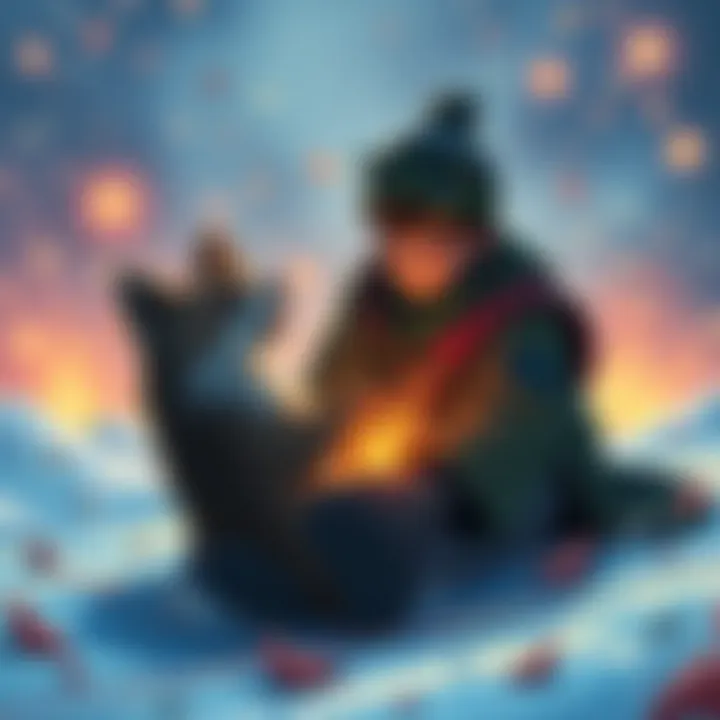 Pochita sacrifices for Denji Pochita, a small, dog-like creature, gives up its life to save Denji, a young man, in a dramatic scene showcasing their deep bond.