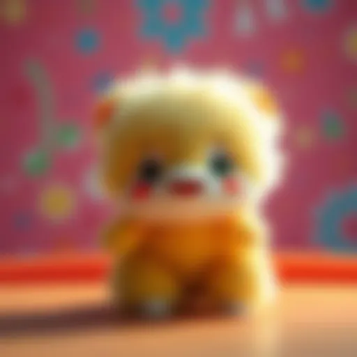 A cute, small creature resembling a chainsaw with a friendly face, set against a colorful background, symbolizing the humorous exploration of what it might taste like.