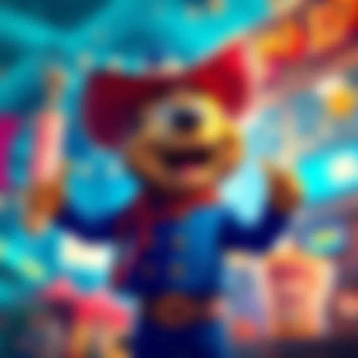 Poco Loco character celebrating a lucky win in a vibrant anime setting