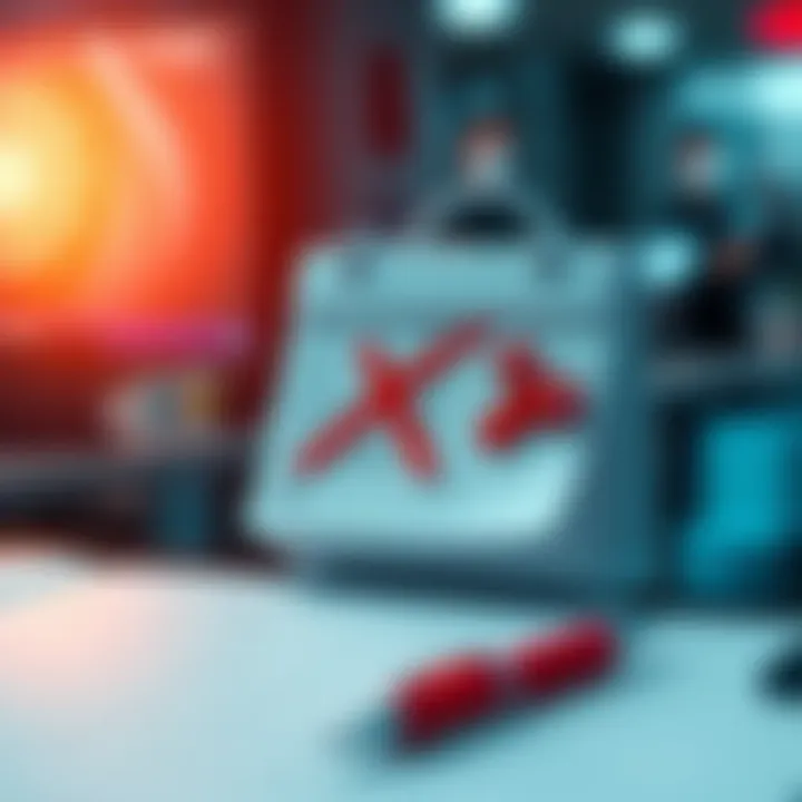 A calendar marked with a red cross, symbolizing a bad release date in a busy schedule.