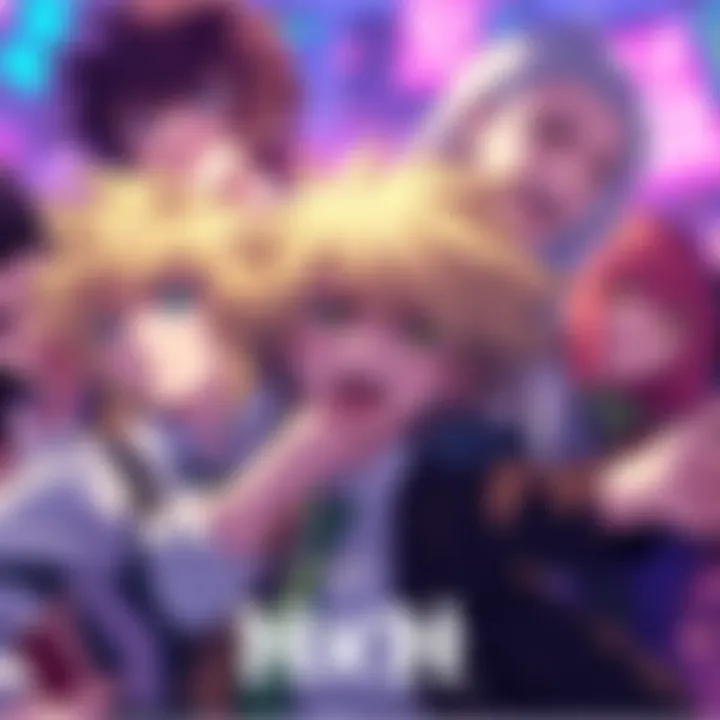 A colorful illustration of popular characters from HxH showcasing their unique traits and expressions.