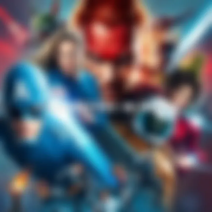 A collage featuring iconic characters from movies, video games, and comics, showcasing their influence in popular culture.