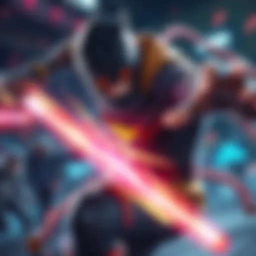 A strong character showing impressive dodging skills and dealing damage during gameplay.