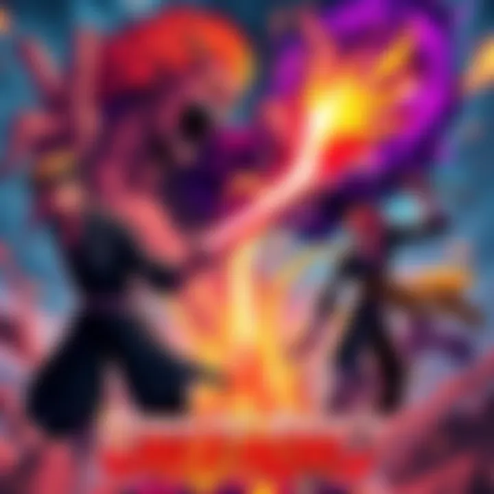 A depiction of an overpowering ability from Bleach, showing vibrant energy and iconic characters in action, illustrating the debate among fans.