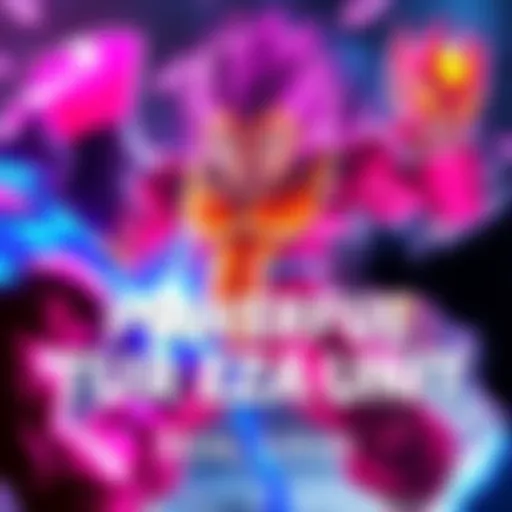 Powerful TUR EZA Unit A strong TUR EZA unit facing off against Majin Buu saga enemies, showcasing its skills and abilities in action.