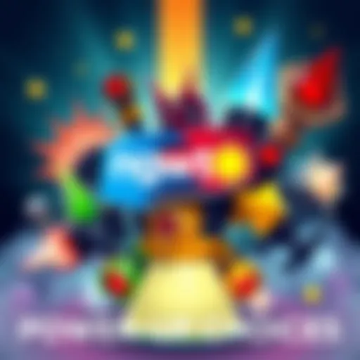 Illustration of various iconic power-ups from the game series, showcasing their unique designs and colors.