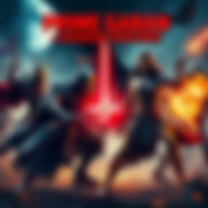 Prime Gaban faces off against historical warlords in a dramatic one-on-one combat scene.