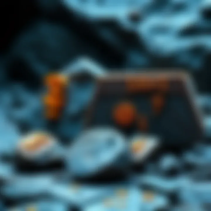 Illustration showing various prime numbers represented as stones with mathematical symbols, representing the connection between primes and rocks.