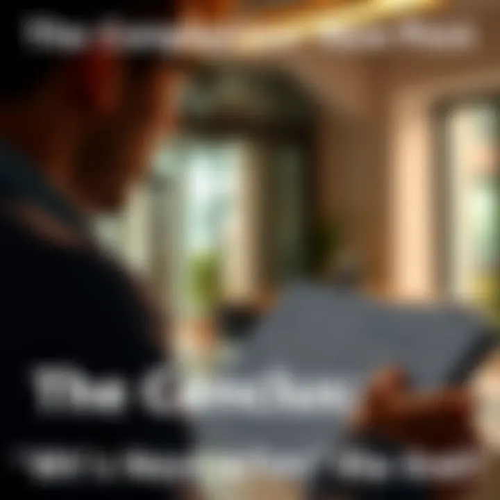 Project Completion and Future Plans A person reflecting on a finished project, looking at a planner with next steps outlined, symbolizing future planning.