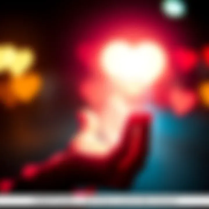 Promise of Love A person holding a heart-shaped object, symbolizing a bold promise of love and commitment, surrounded by a warm glow.