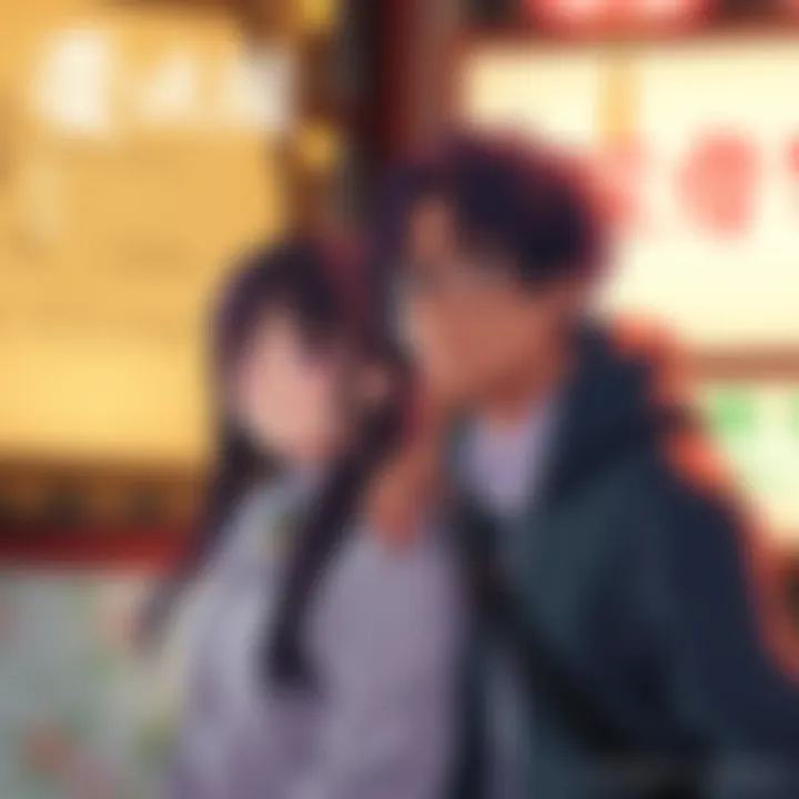 Reina Ueda and Ryota Suzuki featured in a still from the promotional video for Volume 5 of Tonari no Seki no Yatsu ga Souiu Me de Mitekuru