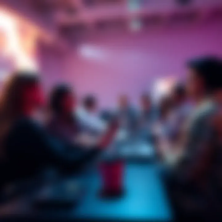 People engaged in an online forum discussing protagonist changes in storytelling