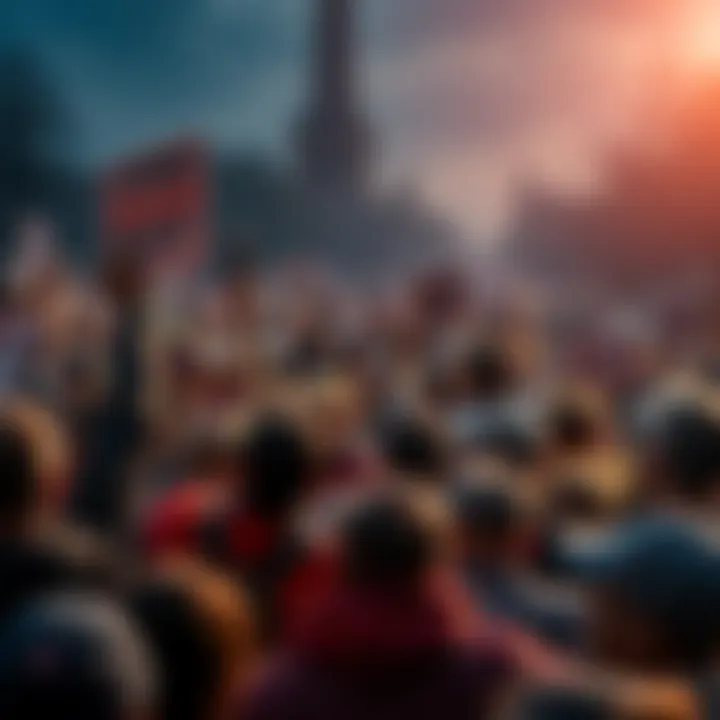 People gathered expressing frustration toward a public figure with signs and slogans in a demonstration.