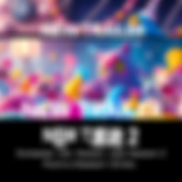 A colorful scene from the new trailer featuring cute slimes and vibrant characters from Puniru wa Kawaii Slime Season 2