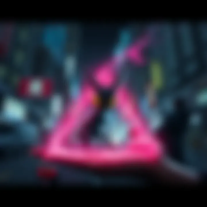 Punpun depicted as a triangle, illustrating his change in shape and significance within the story.