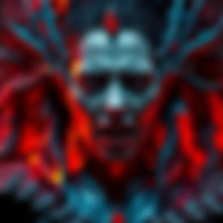 Queen Reze experiences intense pain while transforming, showing her struggle and anguish.