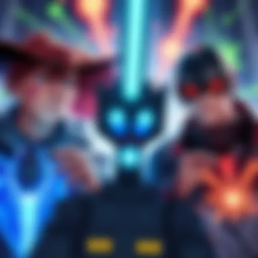 An illustration showing unique abilities and traits of AFO's quirks impacting characters and storylines.