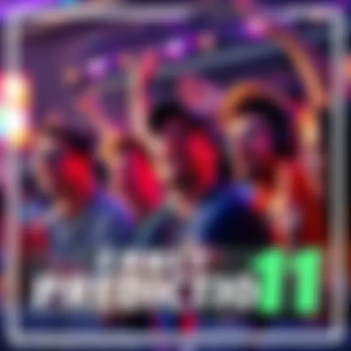 A group of fans discussing and predicting the winner of R11, showing excitement and engagement.