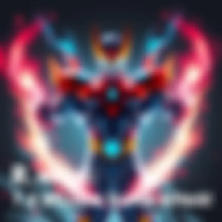 R Saibaman displaying his incredible strength and durability after surviving a super attack, with a powerful aura surrounding him.