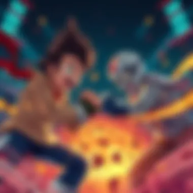 Randy Boy Jr and Miyata engaged in a fierce animation showdown, highlighting the cropping issues causing fan frustration.