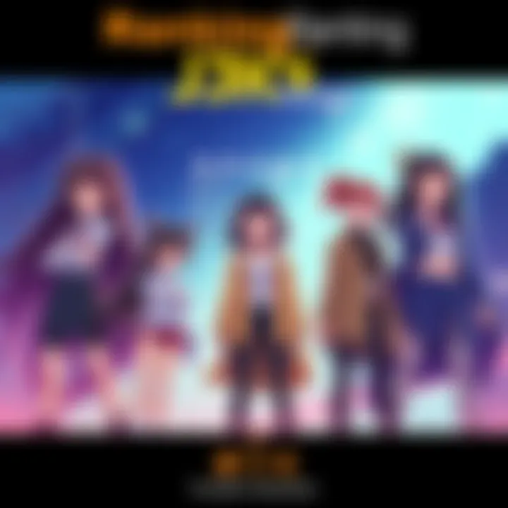 Illustration of a tier list showing different female characters from JJK ranked by popularity and significance in the story