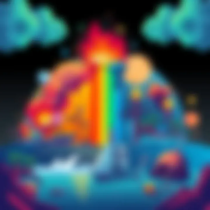 Ranking Disasters Experiment Illustration showing various disasters ranked from least to most favorite with a colorful style chart