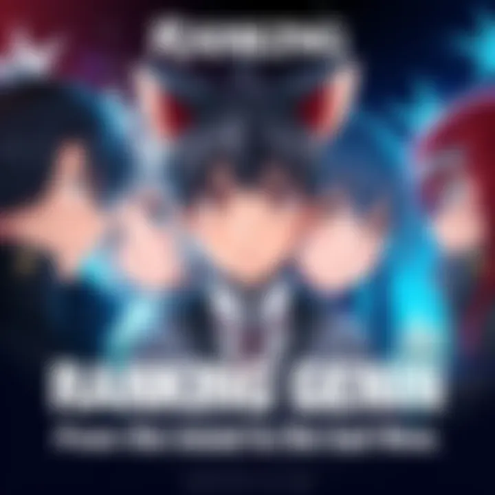 A visual ranking of Genin characters showing them from the nicest to the least nice, with expressions revealing their personalities.