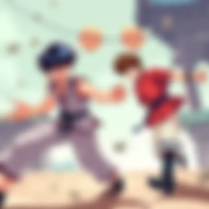 A scene showing Ranma in martial arts training, showcasing his unique blend of humor and action in the anime style.