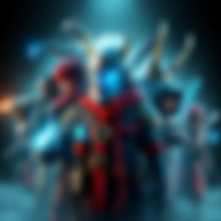 A collage of various rare characters from a video game, showing their unique designs and features, highlighting their rarity.
